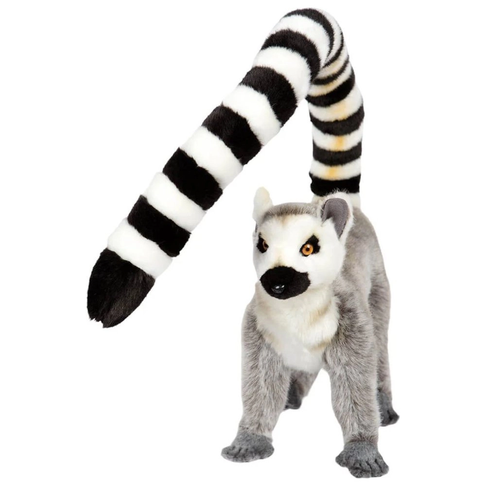 HANSA LOCAL Lemur Plush - Realistic Hand-Finished Multicolor
