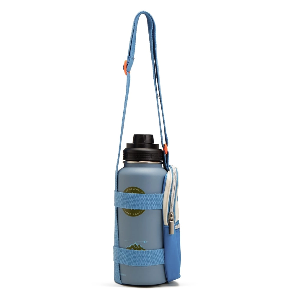 Vacuum Insulated Travel Water Bottle w/ Sling Bag - 950ml