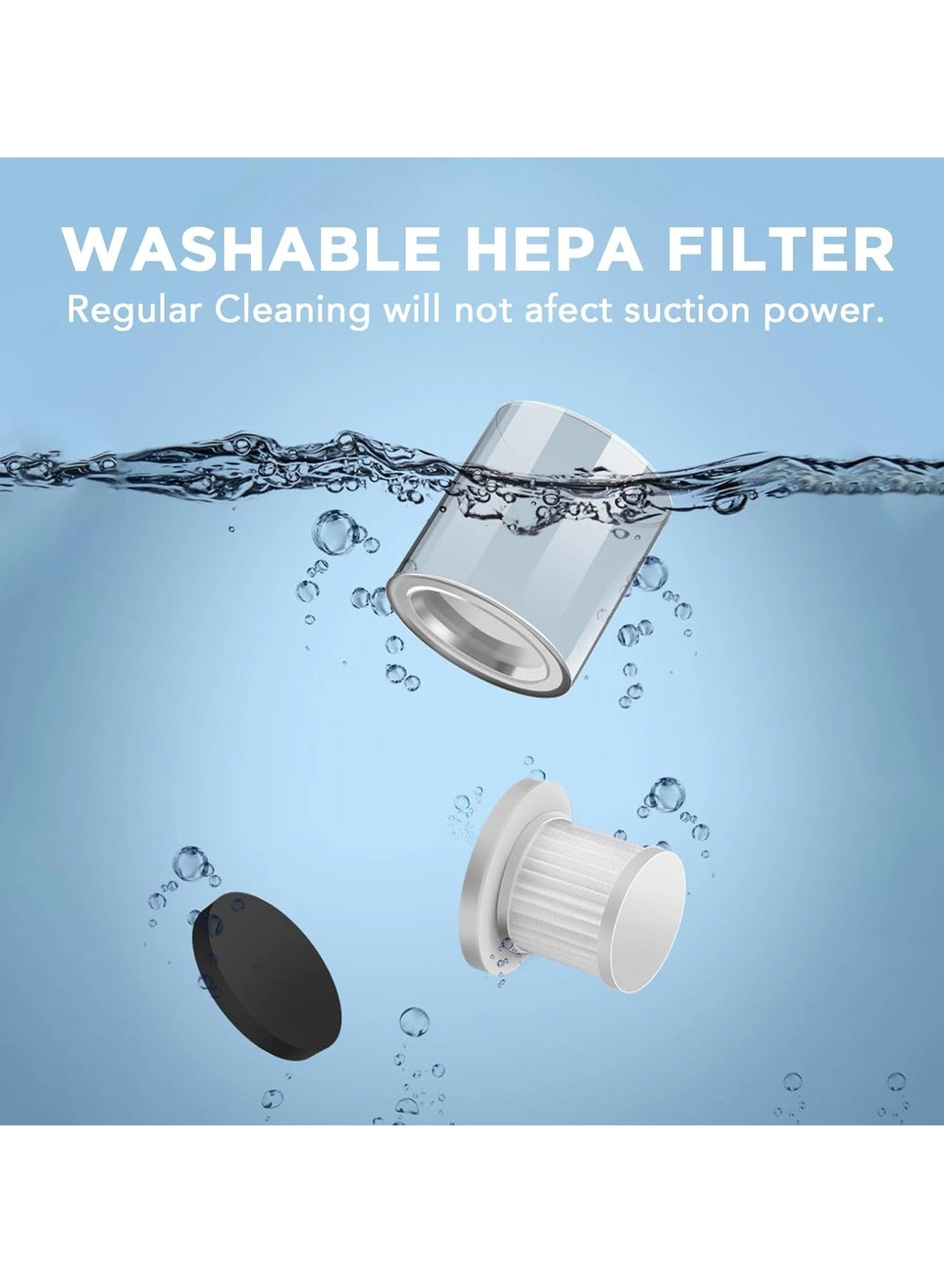 Wireless Vacuum Cleaner - UV-C Light 11Kpa Suction