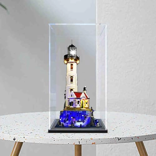 Display Case - Compatible with 21335 Dustproof Elegant Model with White Backlight (Display Case Only)