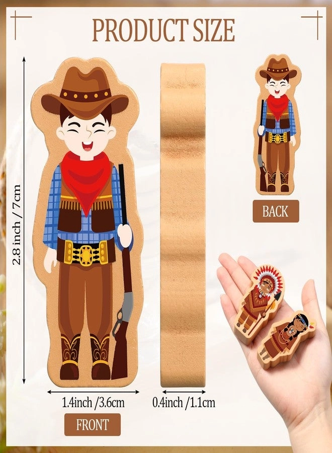 Multicultural Wooden Character Set - 36 pieces