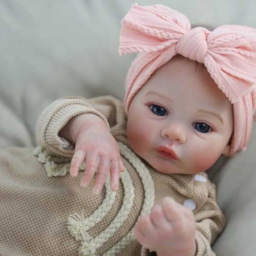 Reborn Baby Doll - 18 Inch Weighted Cloth Body Girl Ages 3+