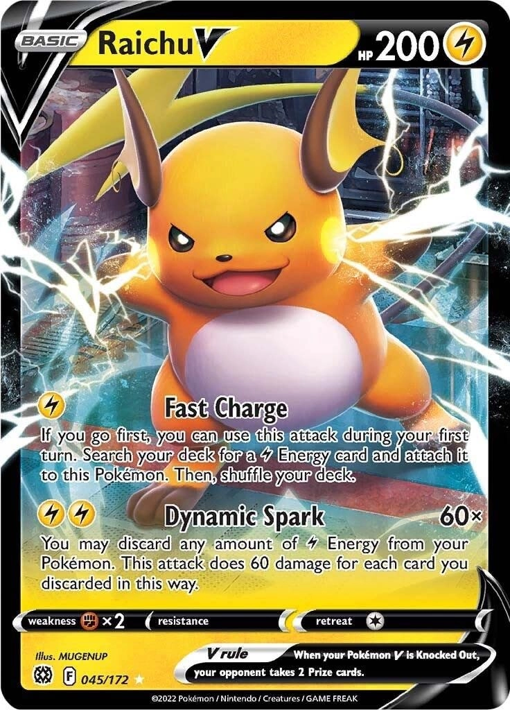 Pokémon Raichu V 045/172