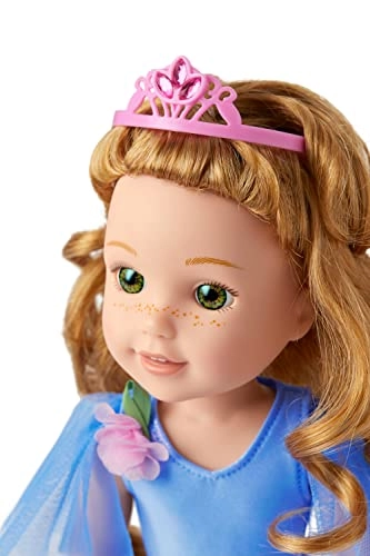 WellieWishers Doll - 14.5-inch Princess in Bloom Outfit Ages 4+