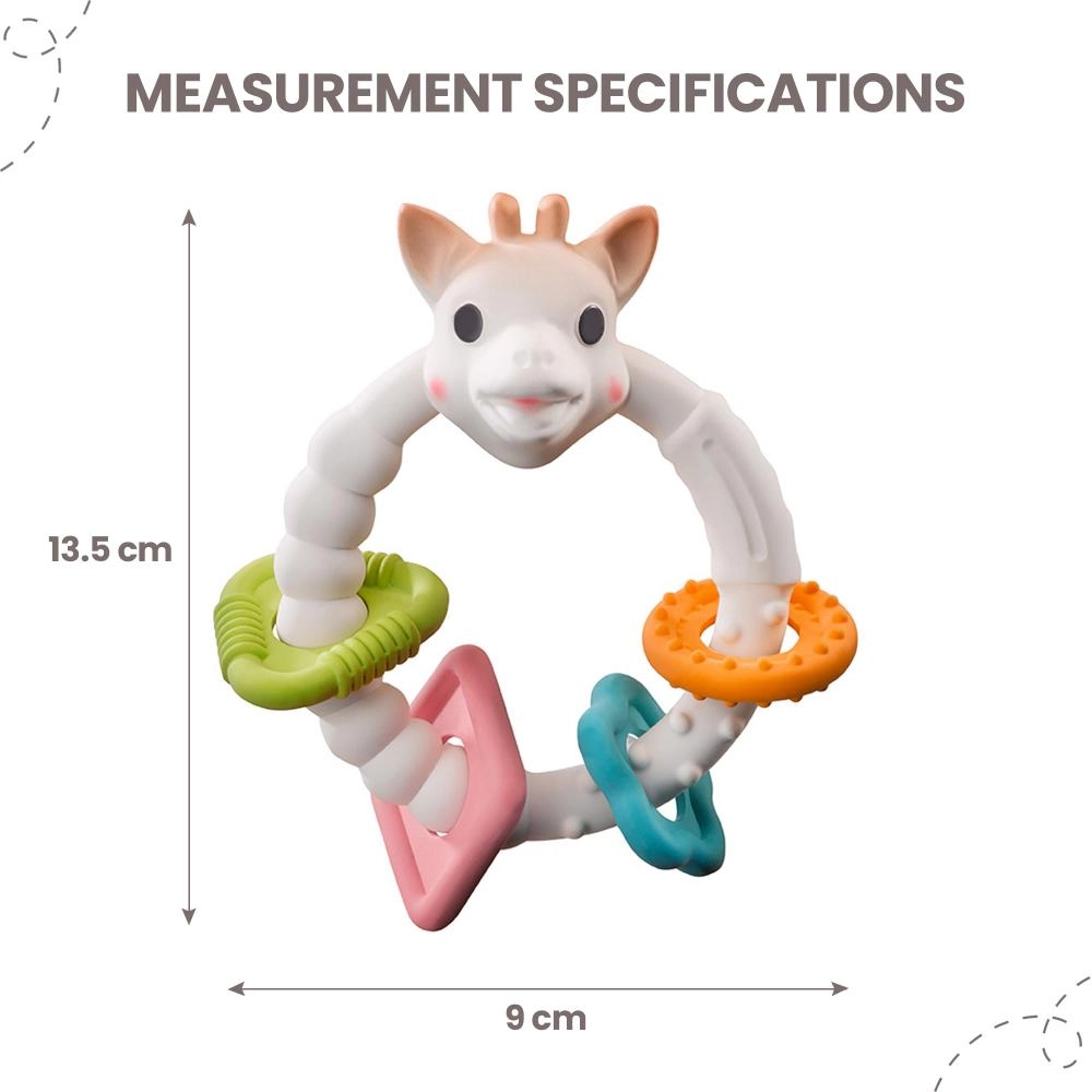 So'Pure Teething Colo'Rings - 100% NATURAL RUBBER