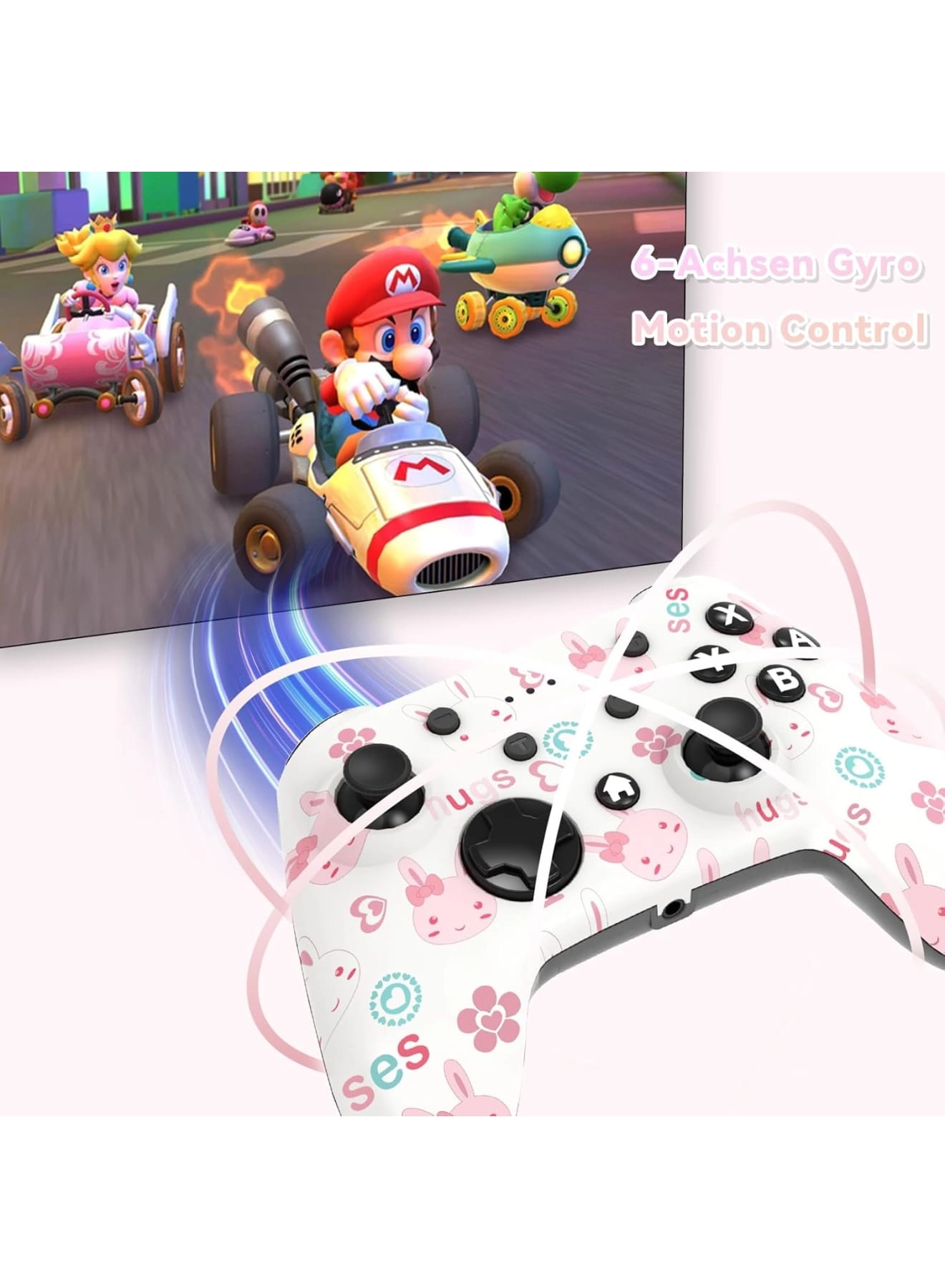 Switch Pro Controller - Switch/Switch Lite/Switch OLED Windows PC PS3 Android/iOS