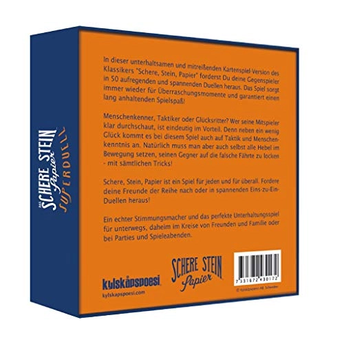 Rock, Scissors, Paper Super Duel - Card Game (German)