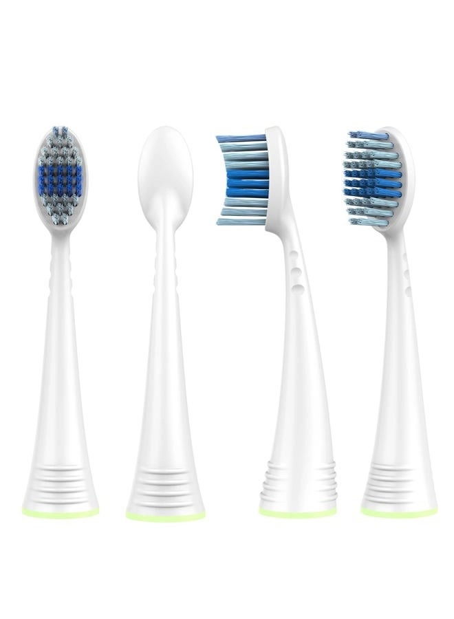 Replacement Toothbrush Heads - White 10 Count