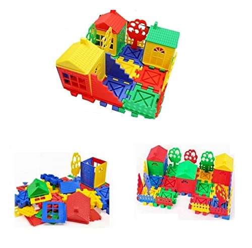House Building Blocks - Construction 45 pcs