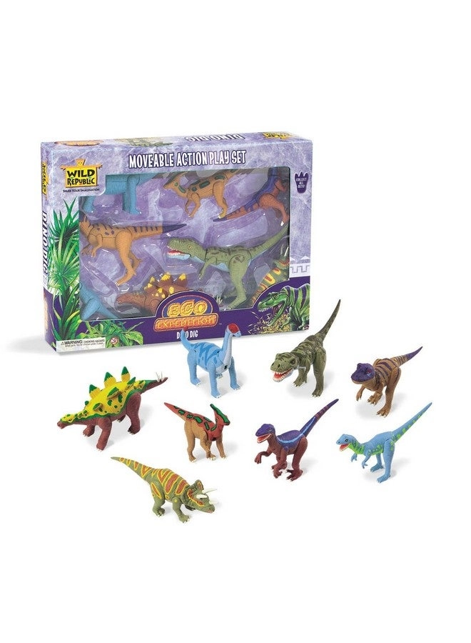 Wild Republic Dino Eco Expedition 8 pcs