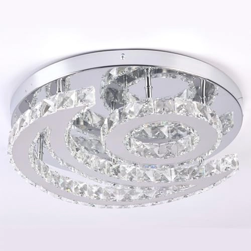 Crystal Chandelier - 3000K 4000K 6000K Dimmable