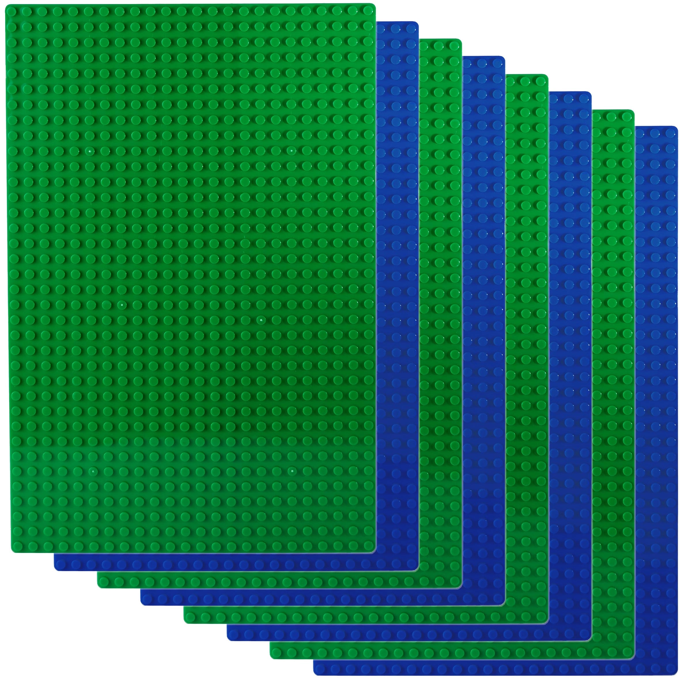 Apostrophe Games Building Block Base Plates - 8 pcs