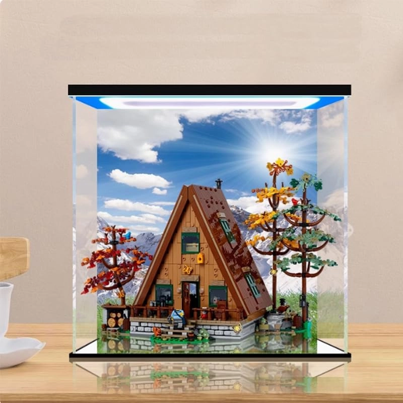 Clear Acrylic Display Case for Lego Ideas 21338