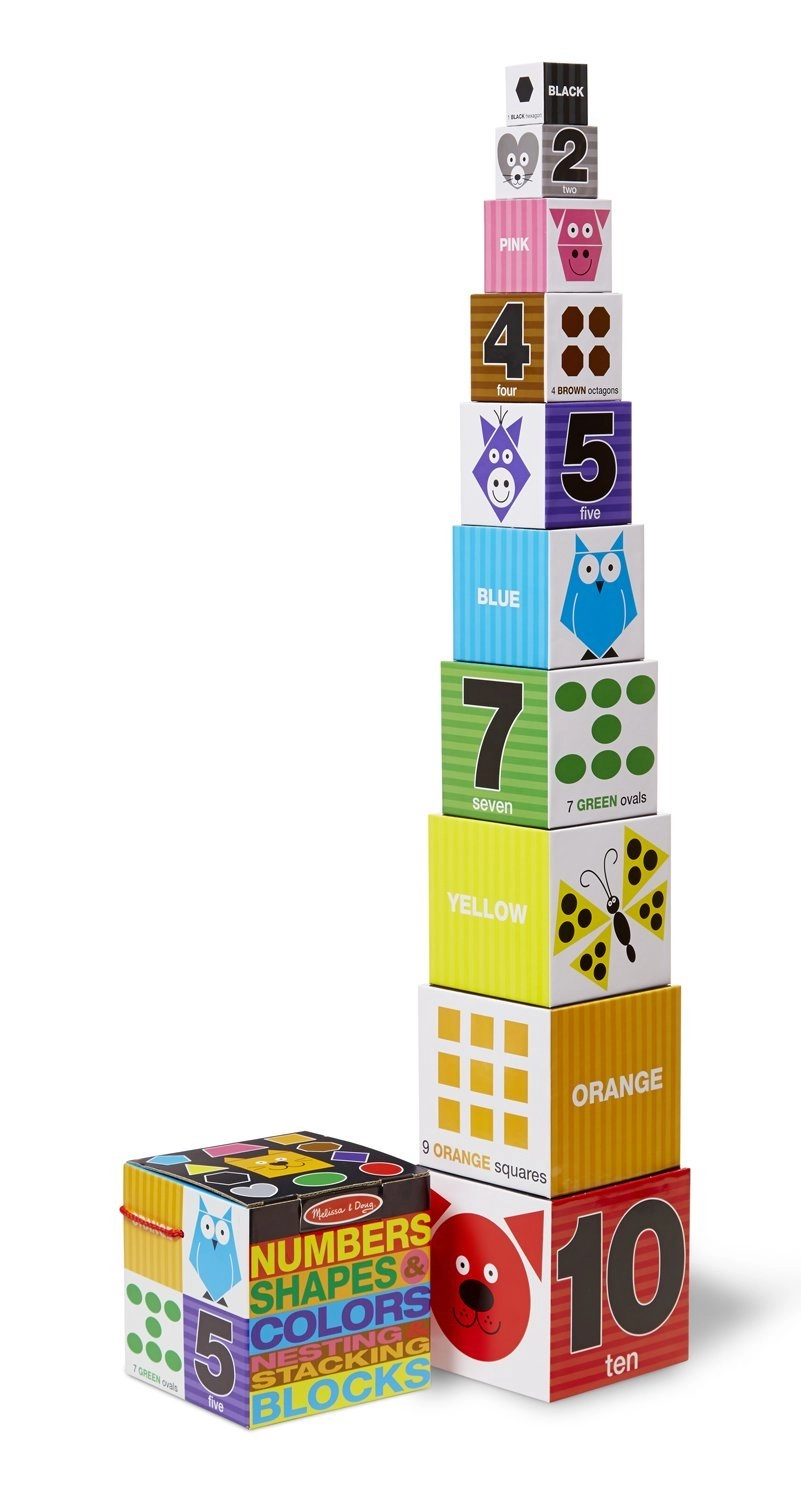 Melissa & Doug Nesting Blocks - 10 pieces