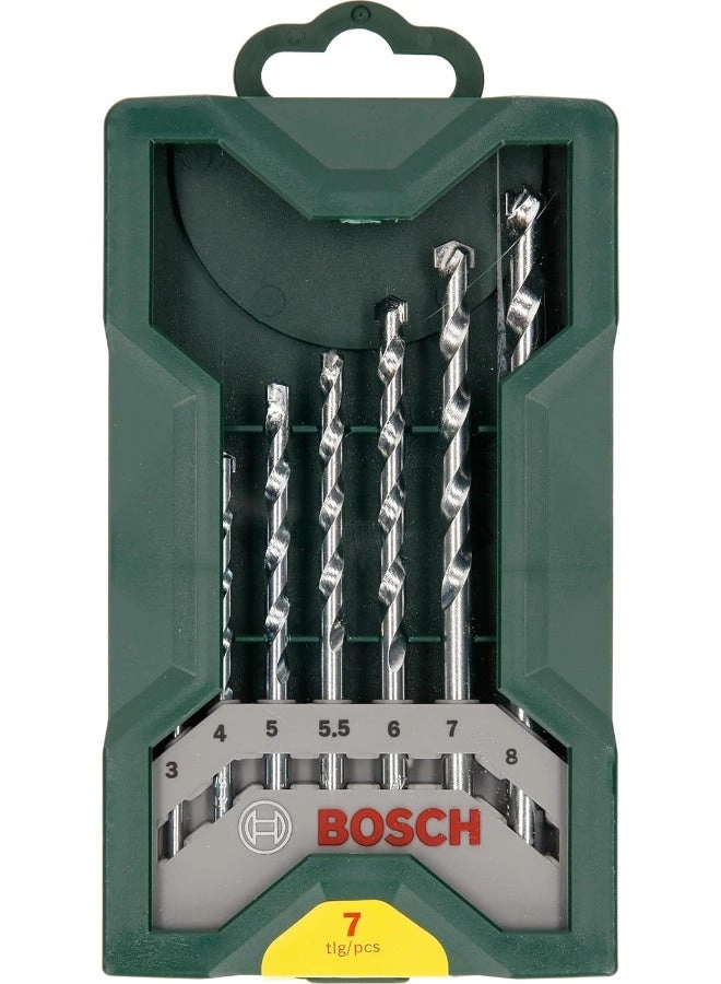 Mini-X-Line - Carbide tip 7-piece from 3 to 8 mm