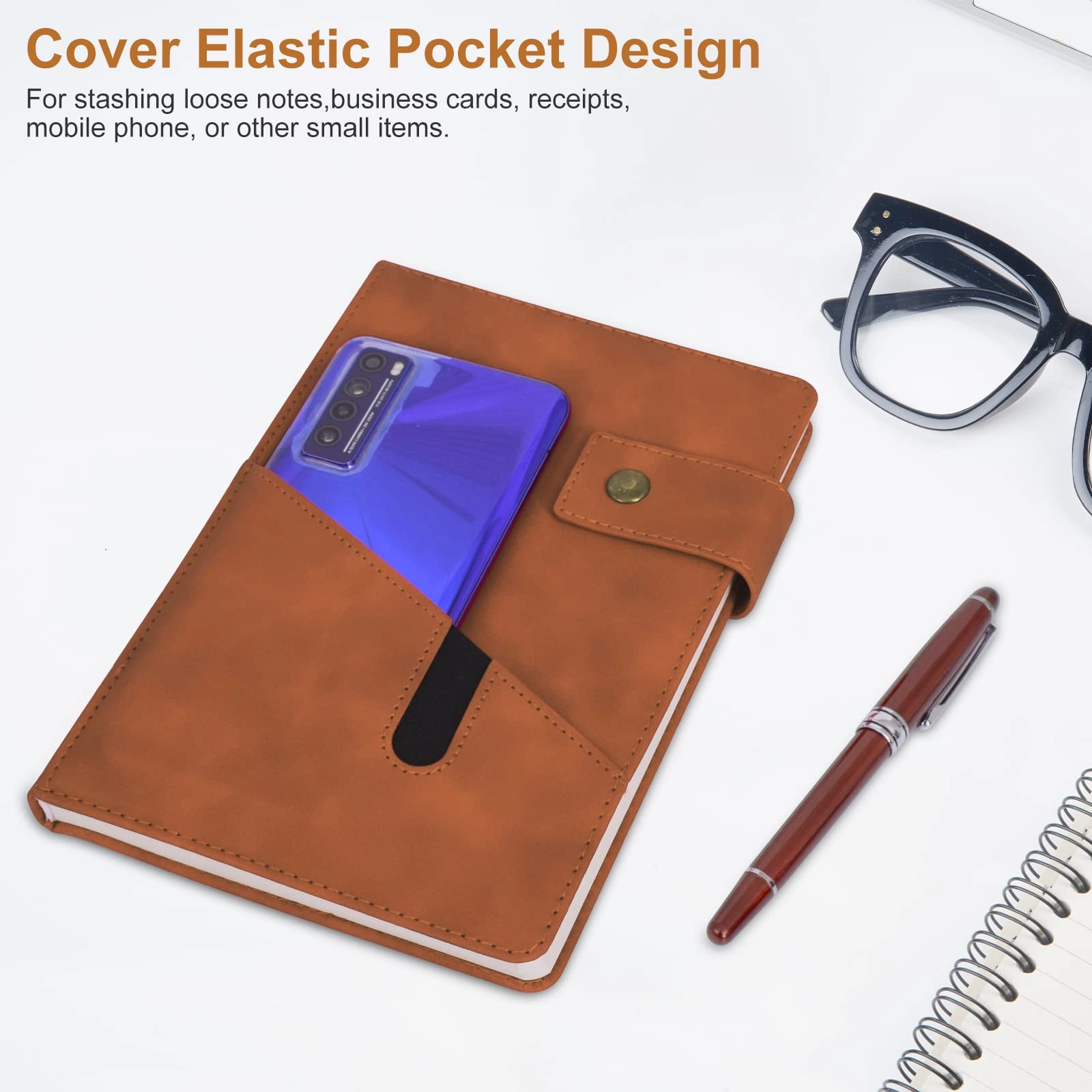 Lined Leather Journal - A5 200 Pages