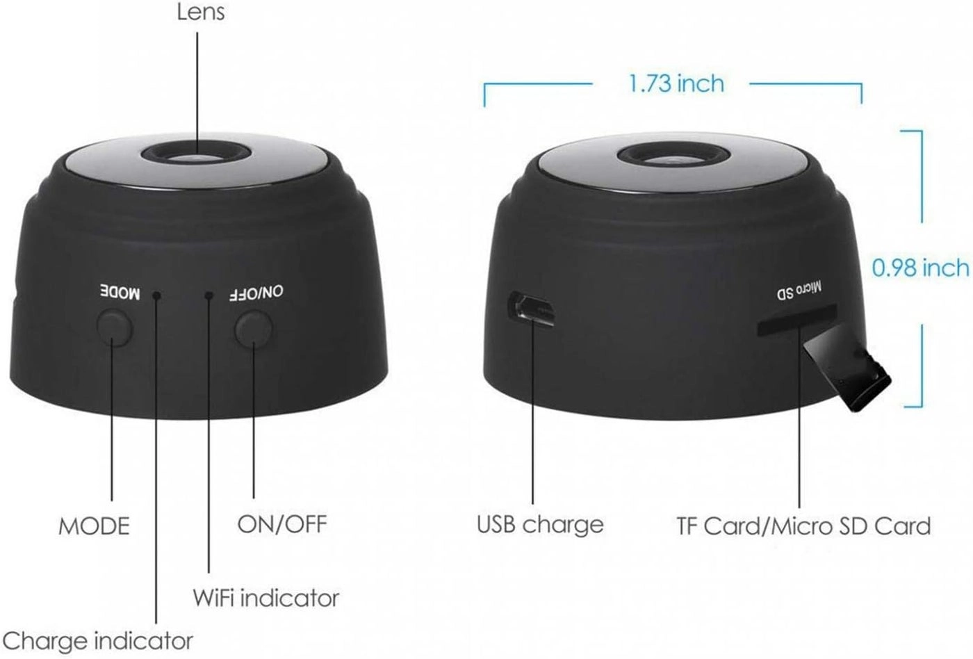 Mini Spy Camera - 1080P 30fps