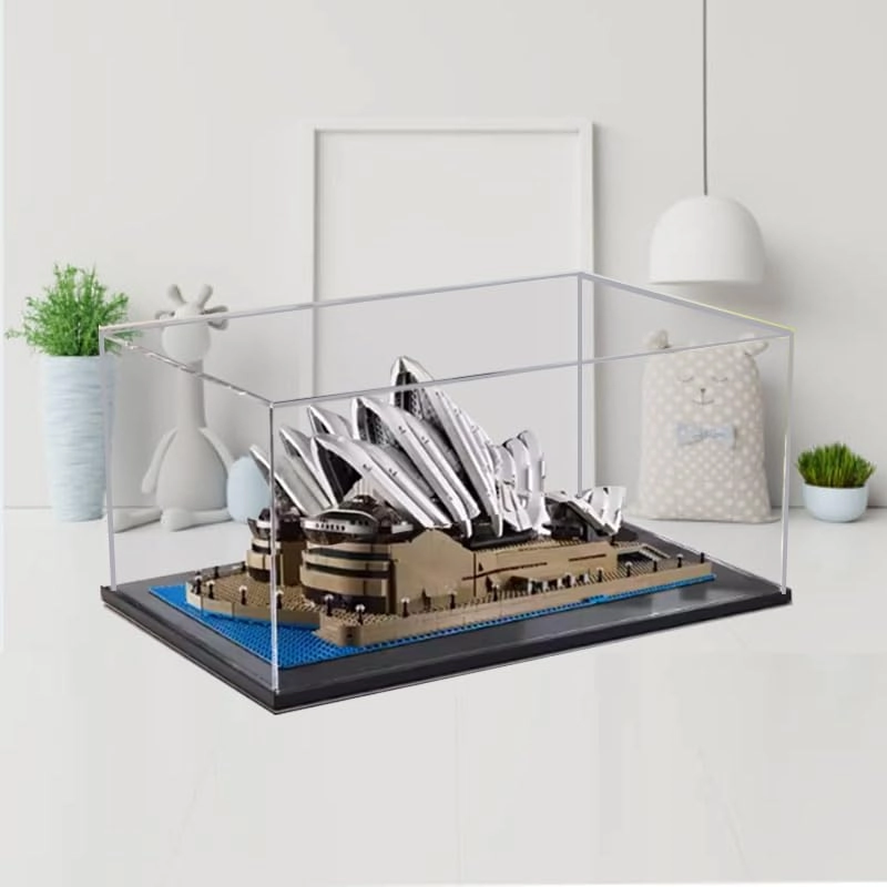 Clear Acrylic Display Case for Lego 76209 - 13.77x13.77x21.65in. Acrylic