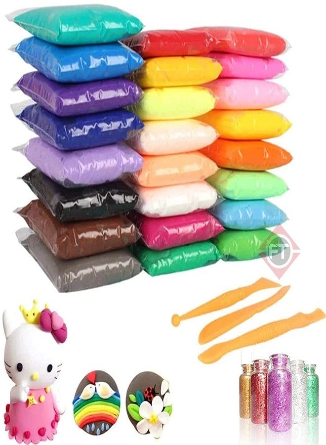 Rakhi Special - 12 Color Air Dry Clay