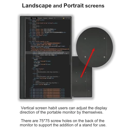 Portable Monitor - 1080P 15.6 Inch