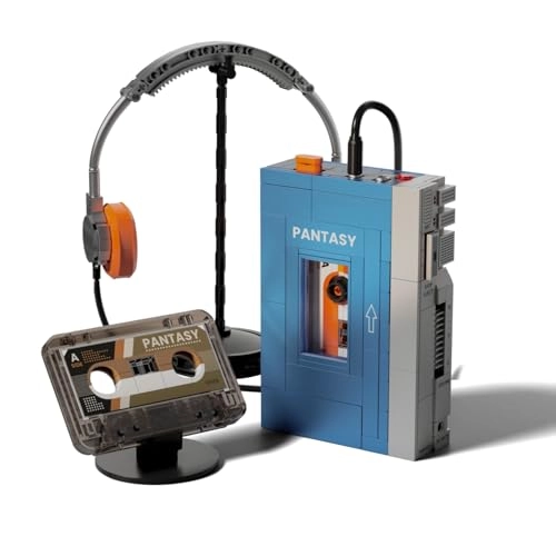 Retro Cassette Recorder Building Block Set - 556 pcs