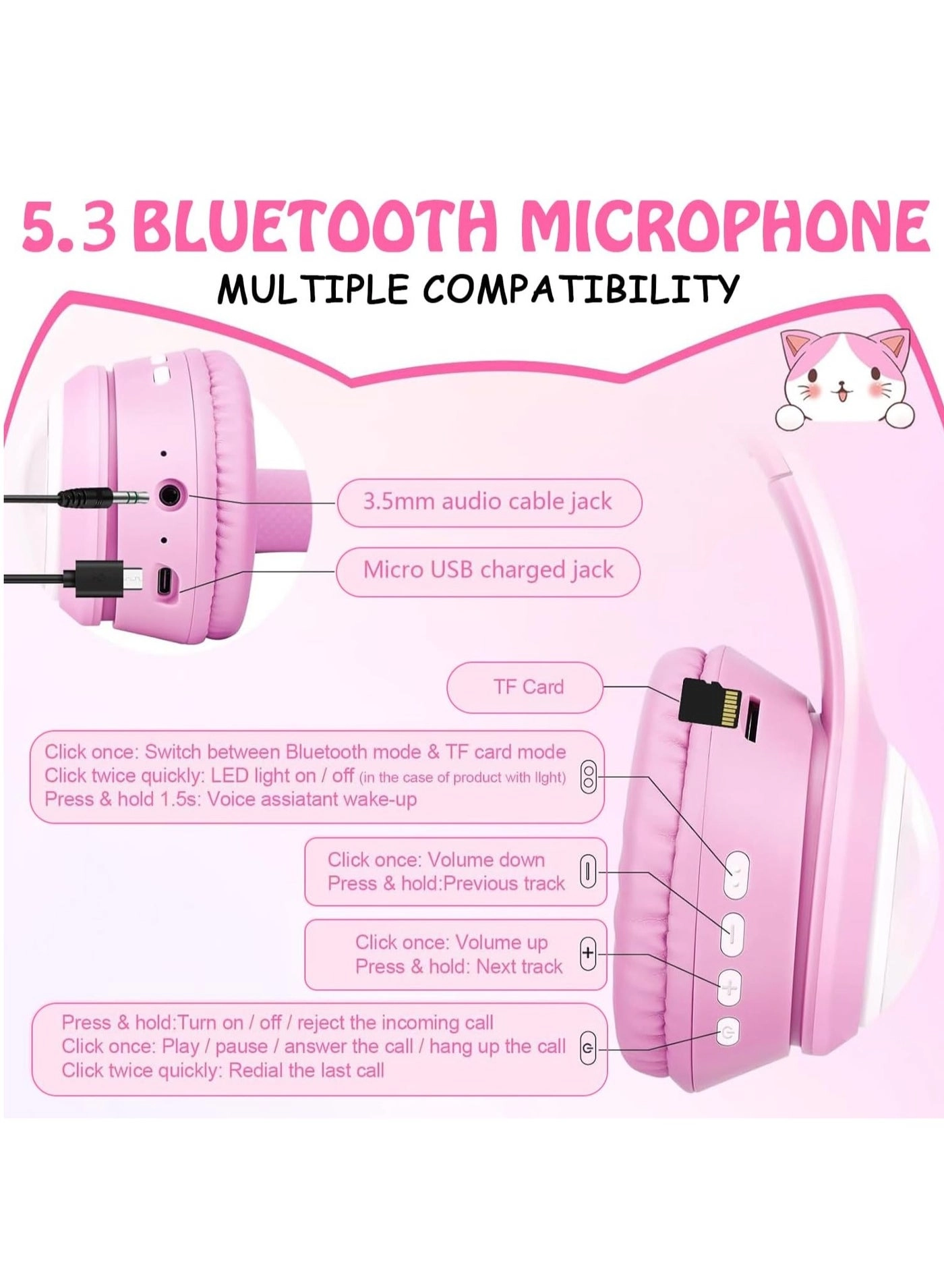 AKZ-02c Wireless Headphone