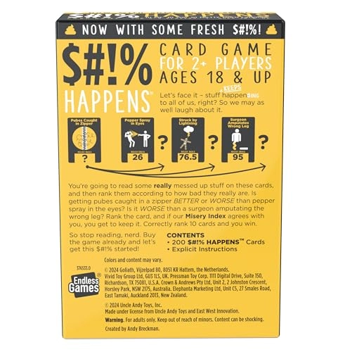 Stuff Happens - PG-13 Card Game