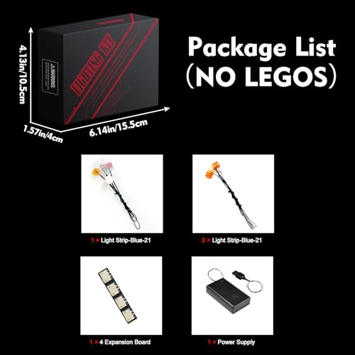 Lighting Kit Compatible with Lego Droideka 75381 - LED