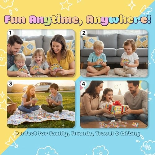 Memory Matching Game Snap Cards - 4 years and up 52 pieces