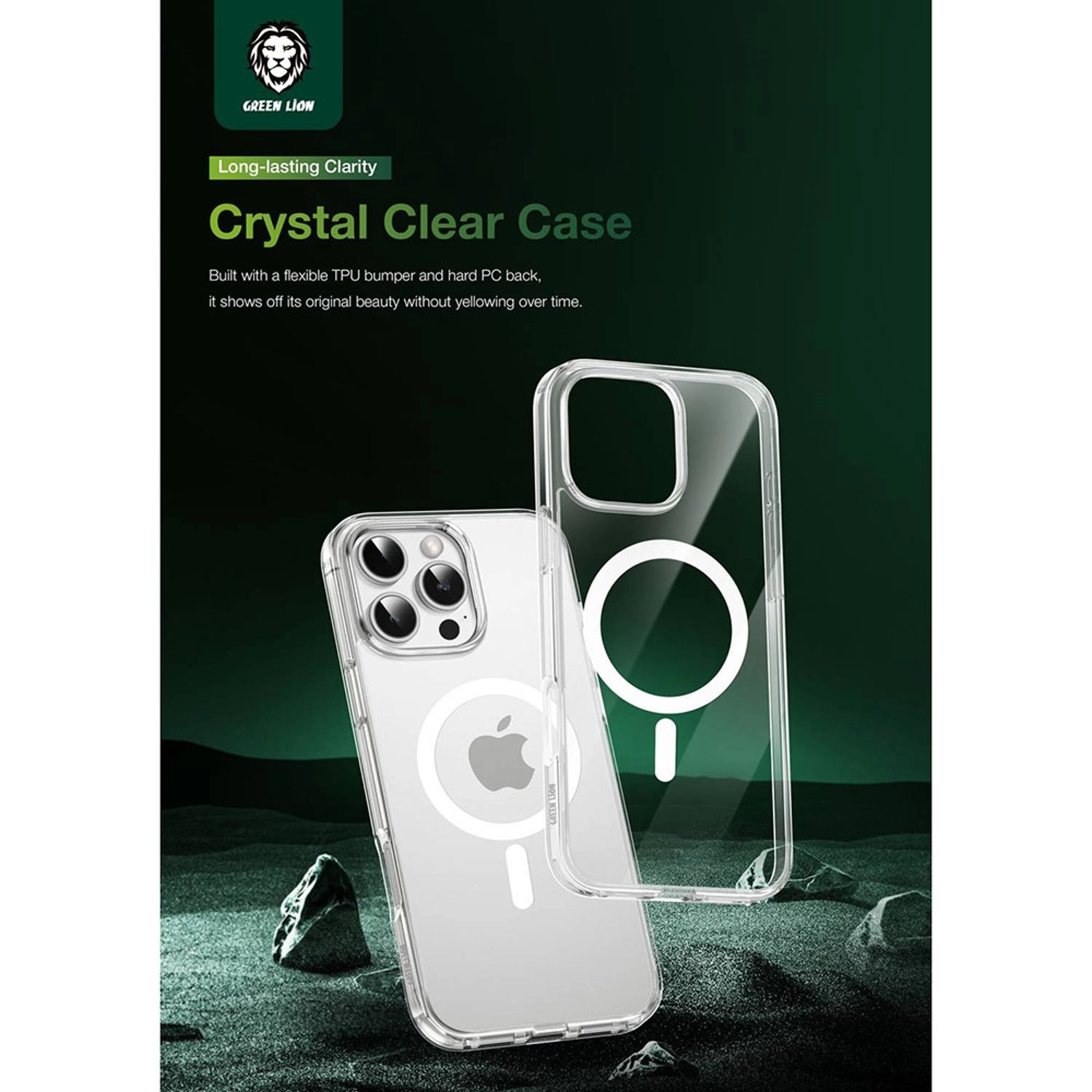 Crystal Clear Case with MagSafe for iPhone 16 Pro