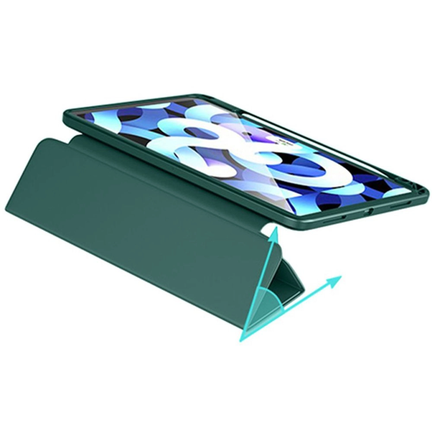 Tri-Fold Case with Pencil Holder for Apple iPad 10.2/10.5-inch