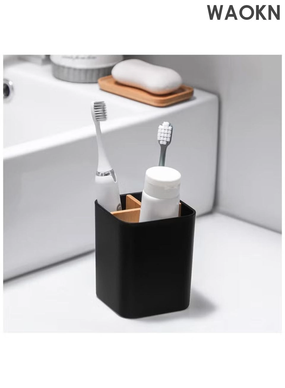 Toothbrush Holder - Desktop 3 Slots