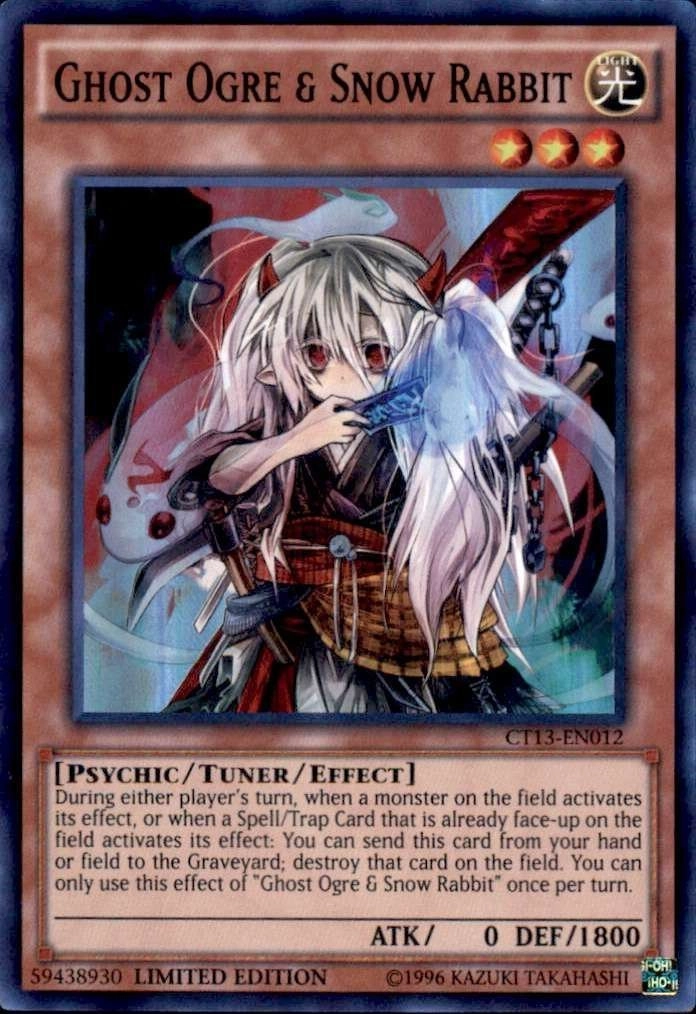 Konami Ghost Ogre Snow Rabbit CT13-EN012