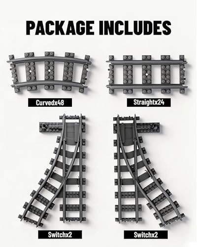 Railway Accessory Pack - 76 Pcs