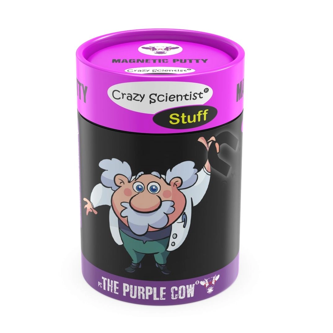 The Purple Cow Crazy Scientist Stuff Magnetic Putty Science - 8 years+