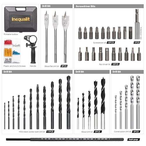 Corded Hammer Drill - 4.5Amp 0-3000 RPM 1/2 Inch Chuck