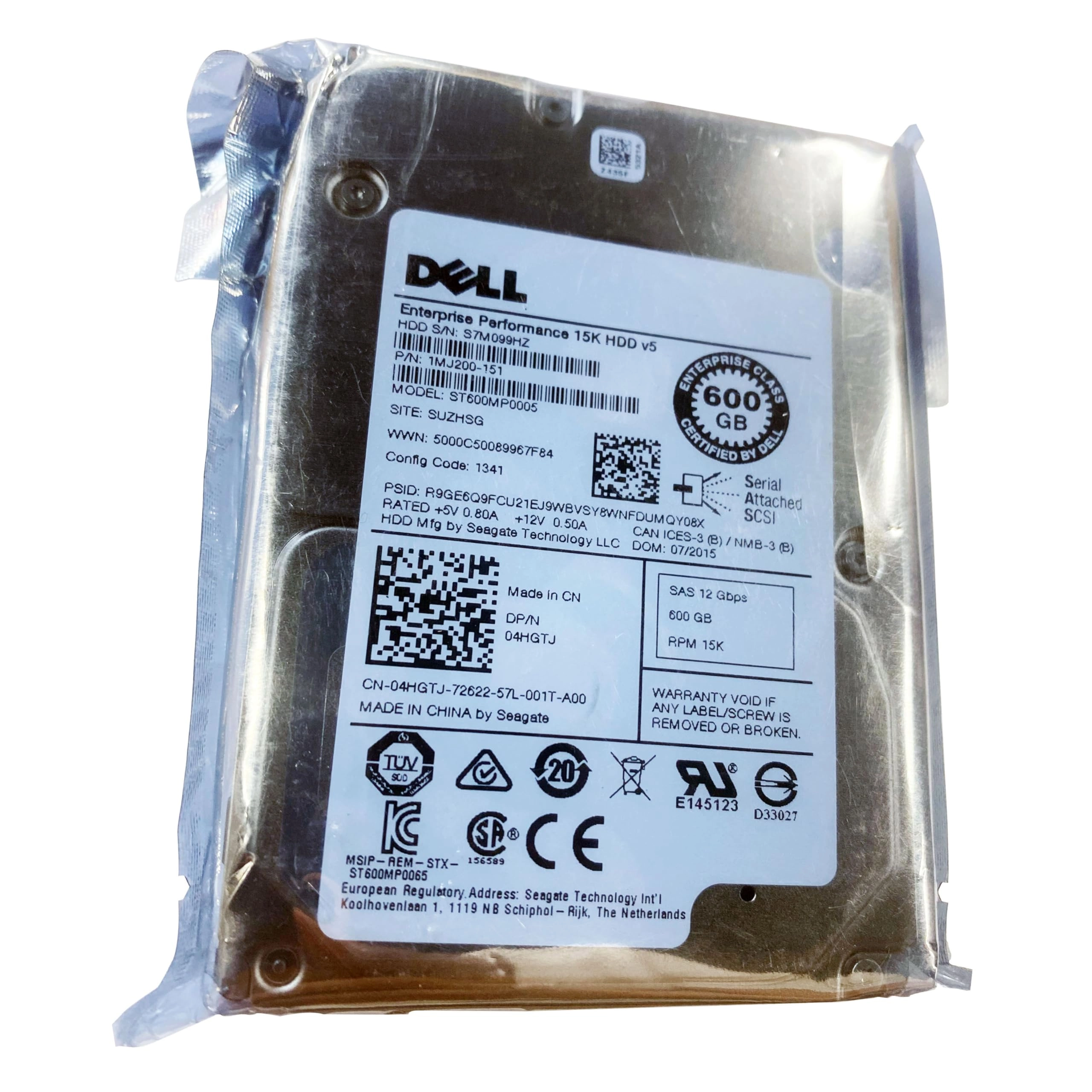 BestParts 2.5" 15Krpm SAS 12Gb/s (4HGTJ) - 600GB