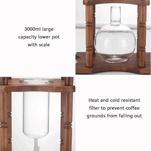 Cold Brew Drip Coffee Maker - 800ml High Borosilicate Glass