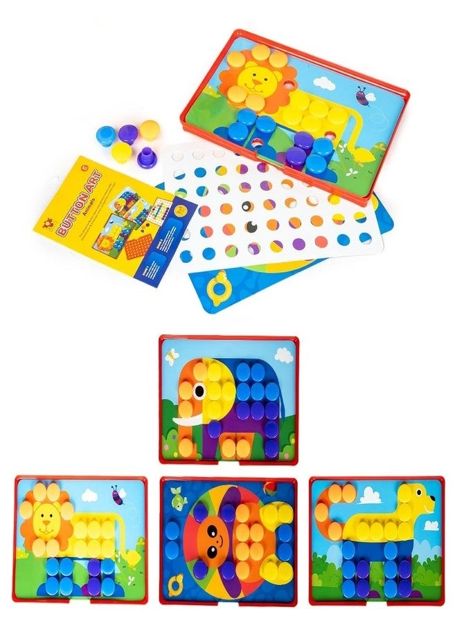 Button Art Animals - 3+