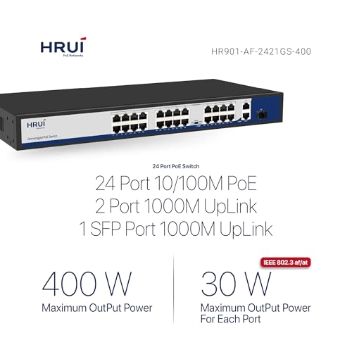 HR901-AF-2421GS 400 1U 24-Ports