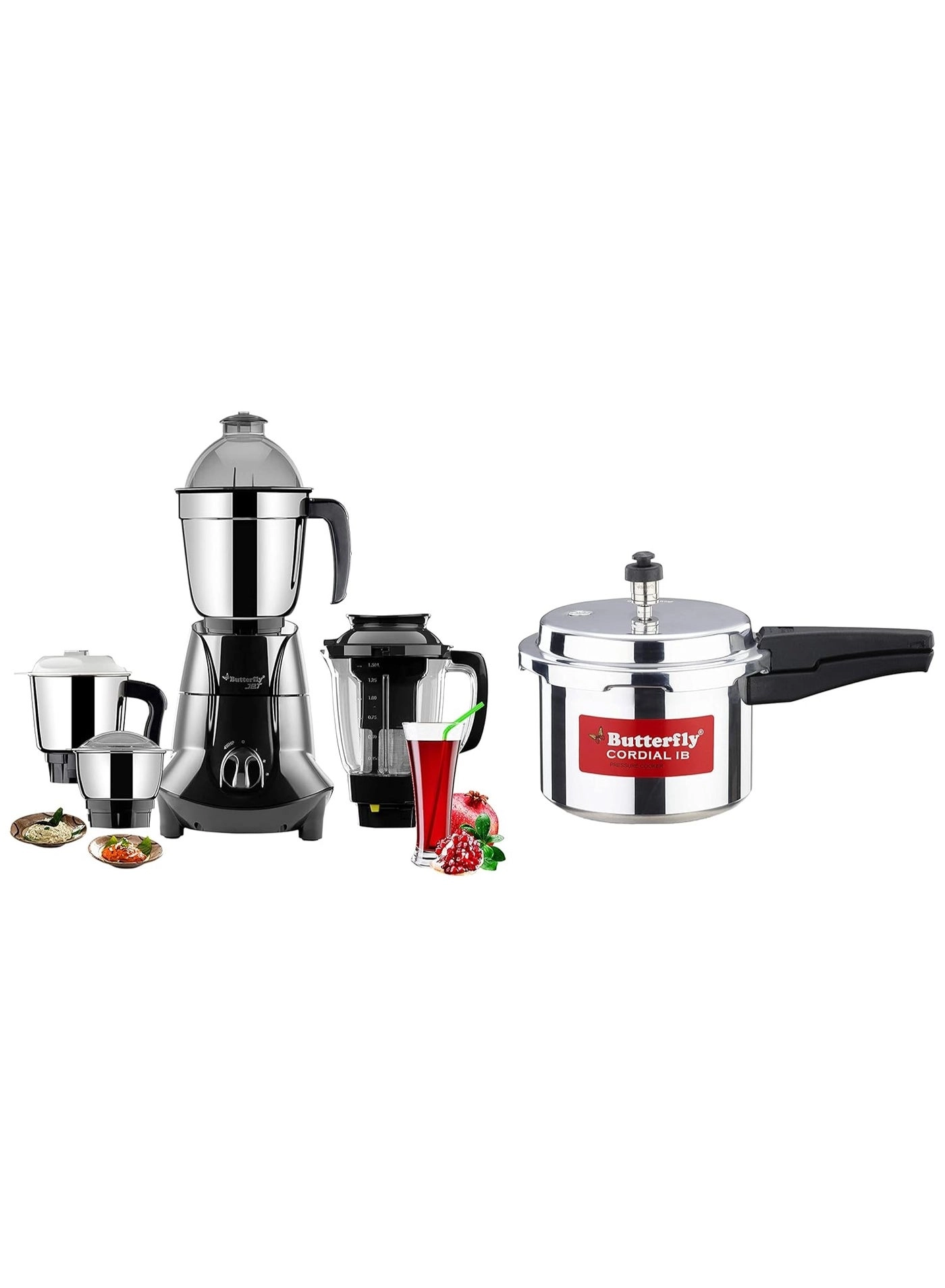 Smart Mixer Grinder - 750 W + Cordial Pressure Cooker - 5 L