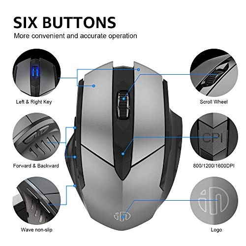 IN9 Tri-mode Wireless Mouse - Wireless