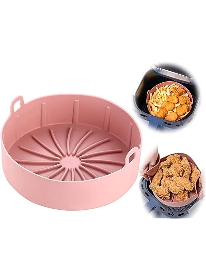 AMERTEER Air Fryer Silicone Pot - silicon 1 x Silicone Air Fryer