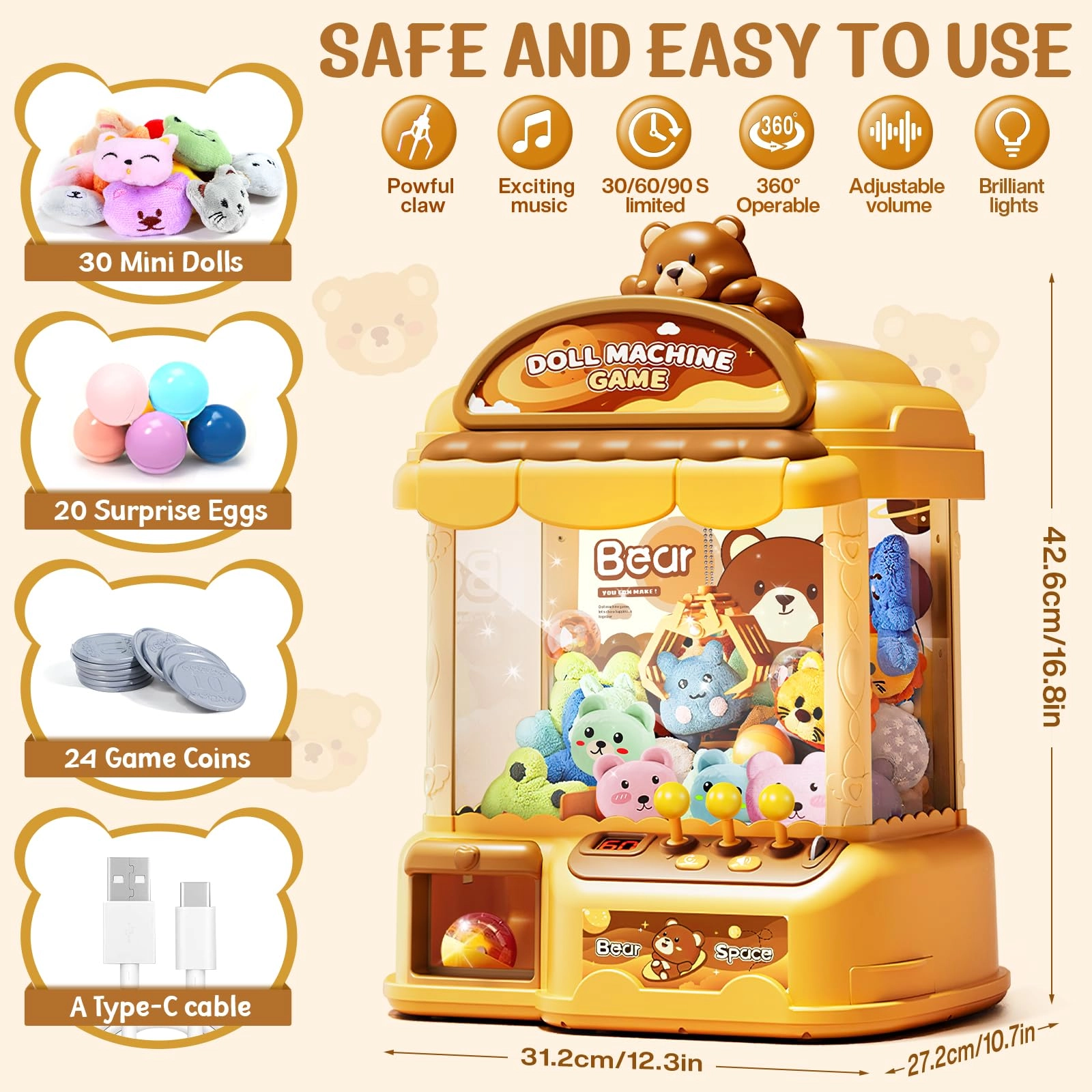 miaoke Claw Machine-02 Cat - 3 years+
