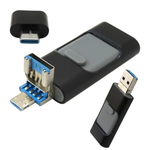 USB 3.0 Flash Drive - USB/Lightning/Type C 64GB