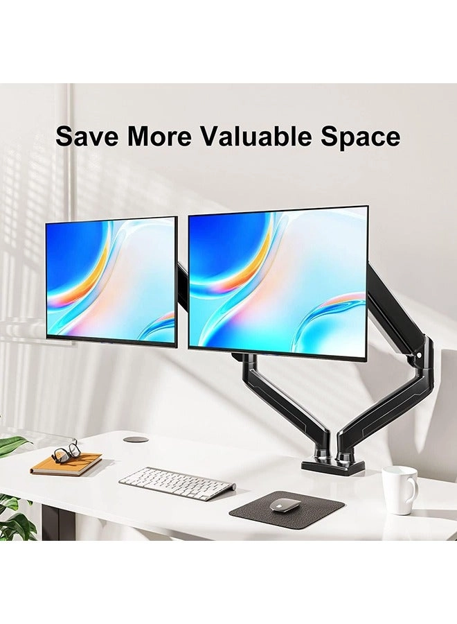 Dual Monitor Mount Stand - dual 13 to 32 Inch 75x75mm 100x100mm