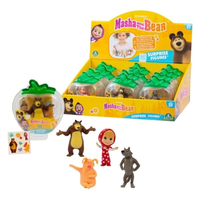 Simba Masha Surprise Figures - Assorted (sim-6800019000) 12 pcs