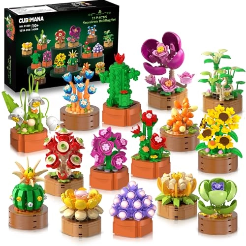 15 Flowers Plants - 1314 pcs