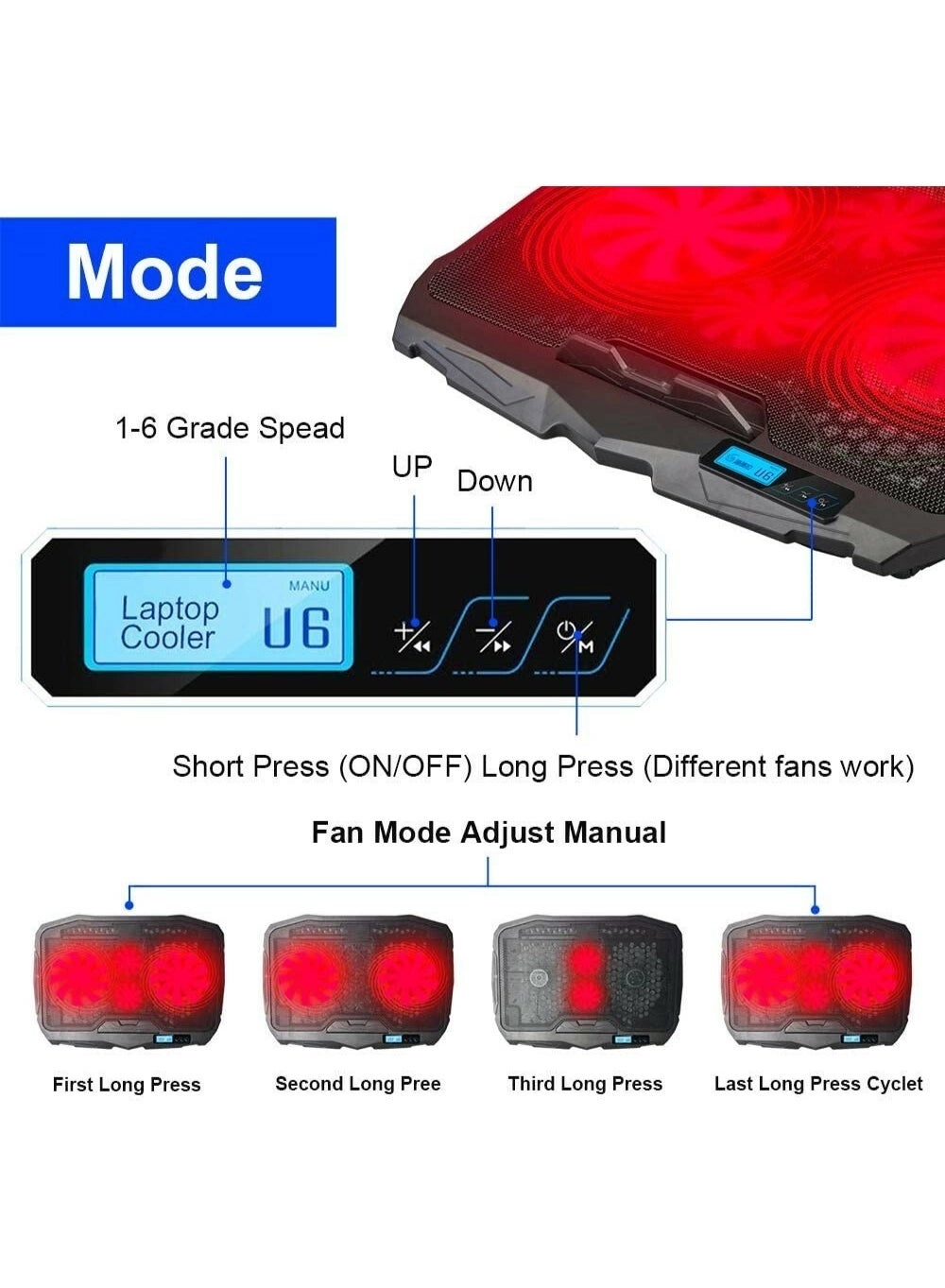 Laptop cooling pad - 4 15.6"