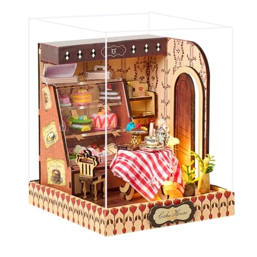 Miniature Wooden Dollhouse Furniture Kit - Creative Room 1:24